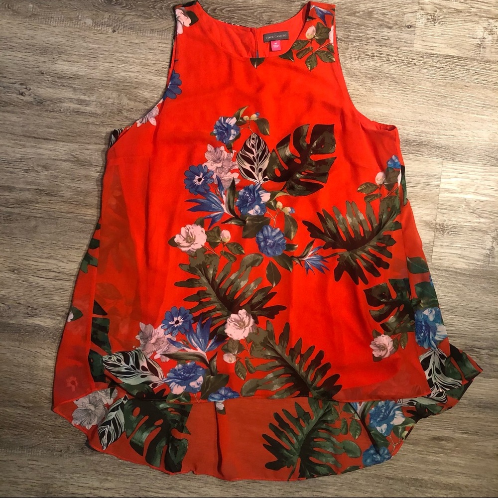Floral Vince Camuto tank top